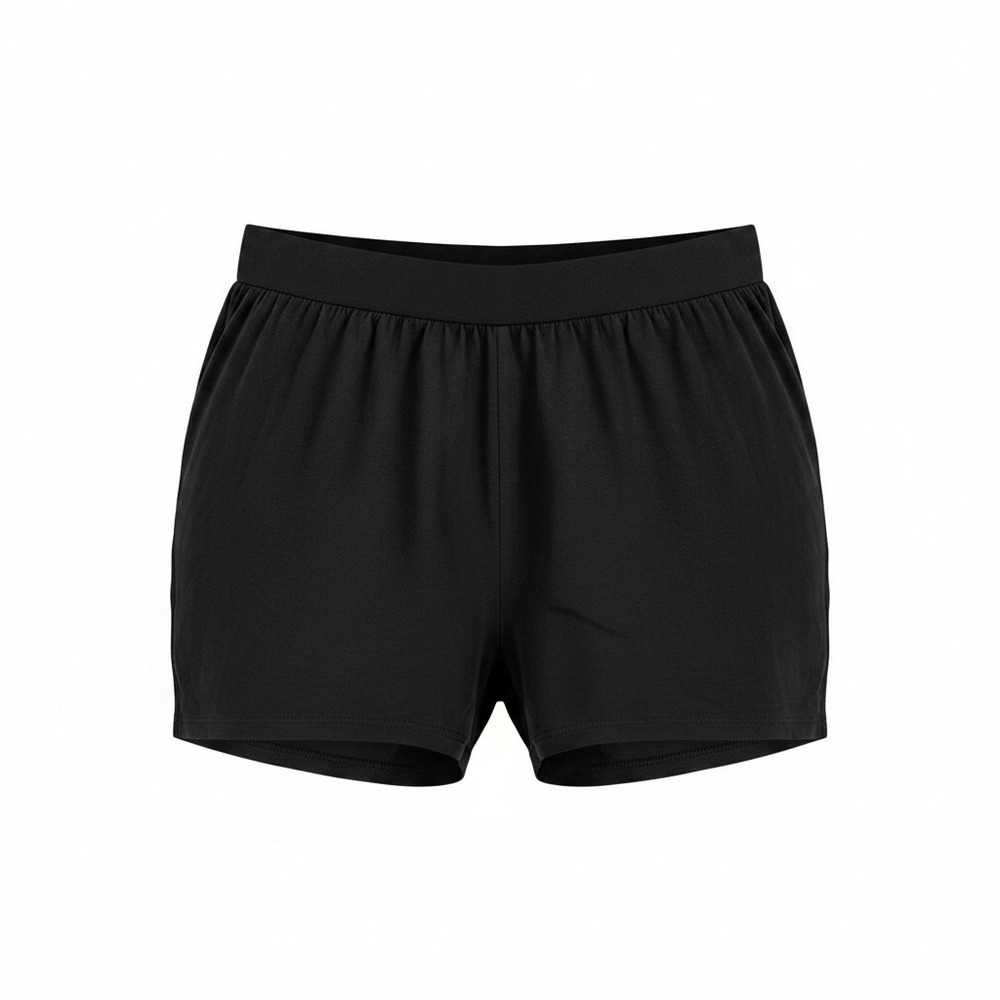 Bubble Baby Bamboo Black Lounge Shorts XXS/XS Viscose Spandex NEW